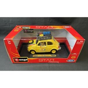 Bburago FIAT 500 Diamond Collectzione 1:16 (Bari to Pechino) Italy NEW IN BOX